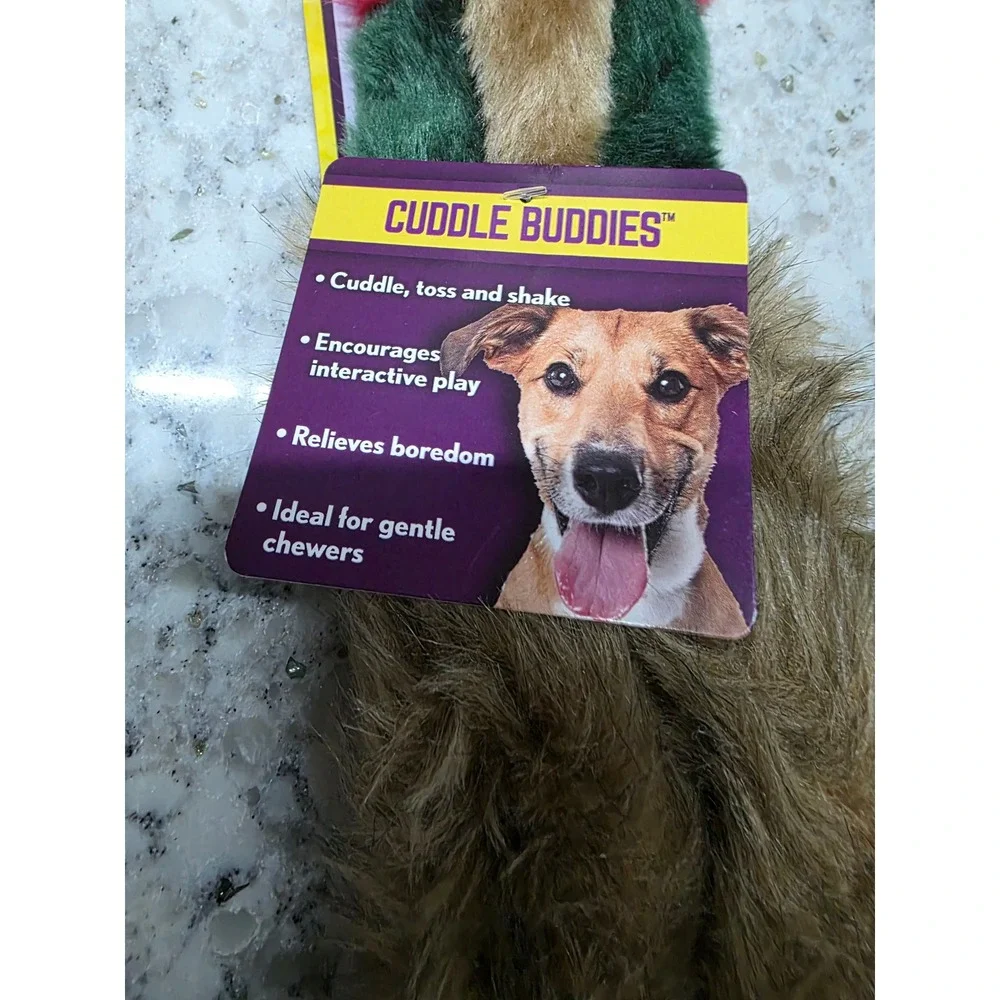 Multipet Cuddle Buddies Empty Nesters Pheasant Stuffing Free Dog Toy 37833 NEW